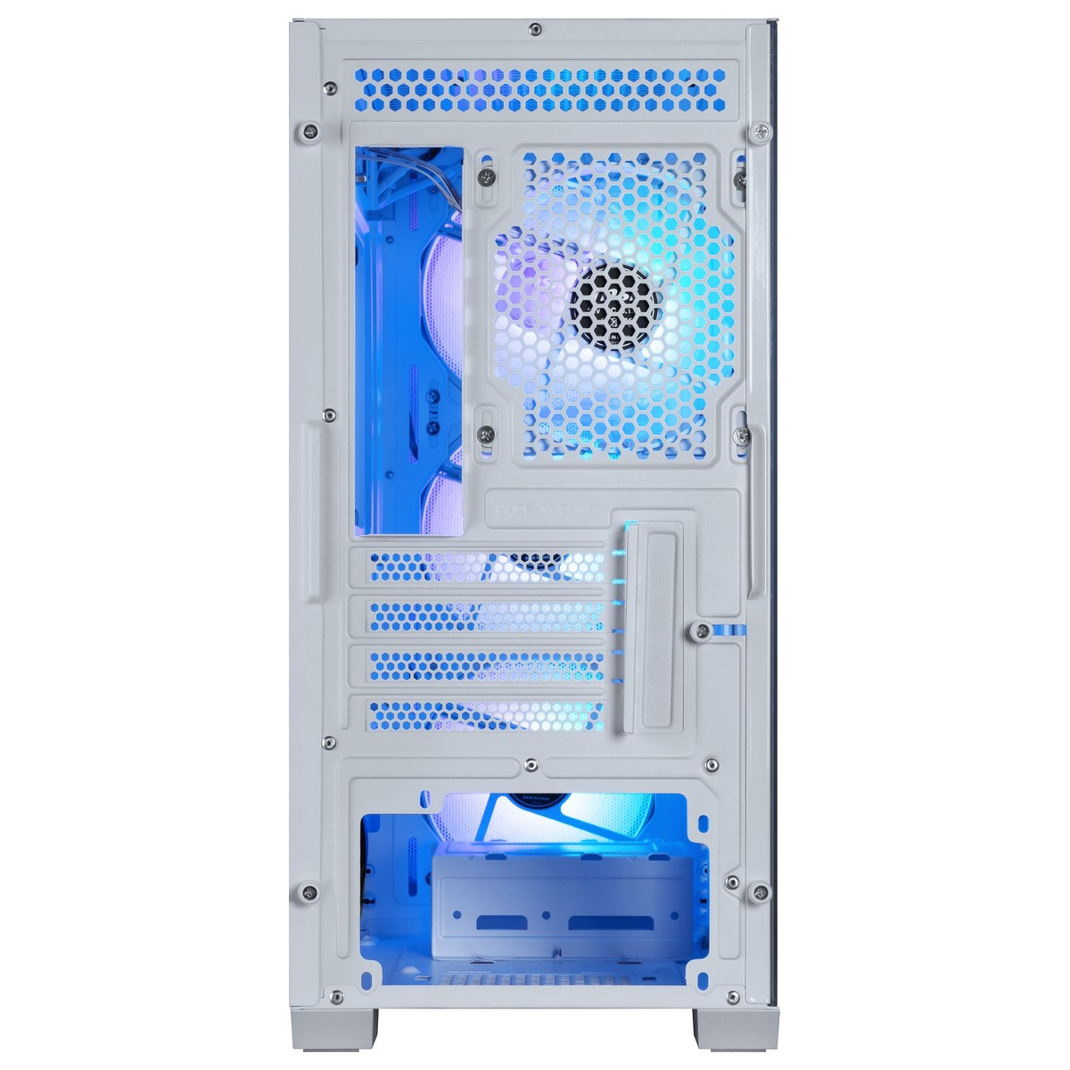Корпус MSI MAG Forge M100R / без БЖ / Mini Tower / Micro-ATX / 4x120mm ARGB Fans / Tempered Glass / Білий, фото №10