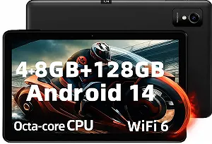 Планшет 10.1" Rebecco K70 4+8/128Gb 8 ядер Android 14 6000 mAh Black - Фото 1
