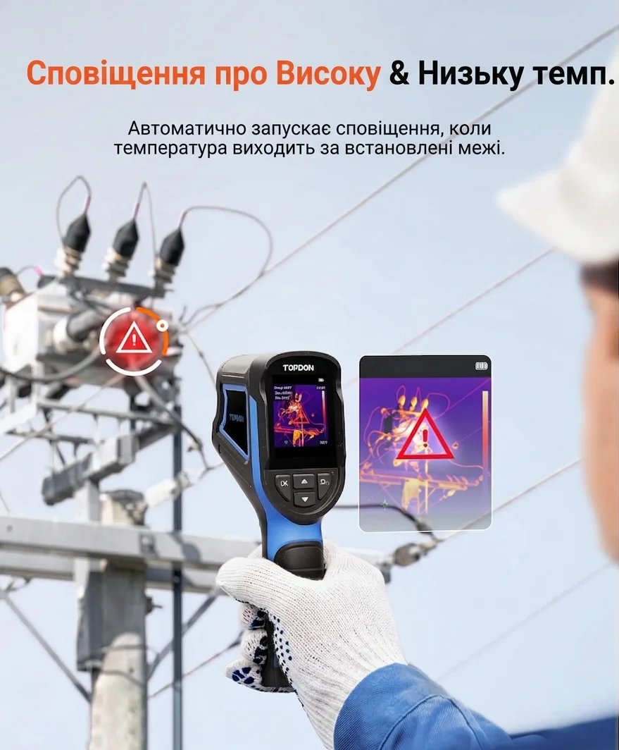 Тепловизионная камера TOPDON TC004 Mini 240x240 40mk 25Hz Черная, фото №4