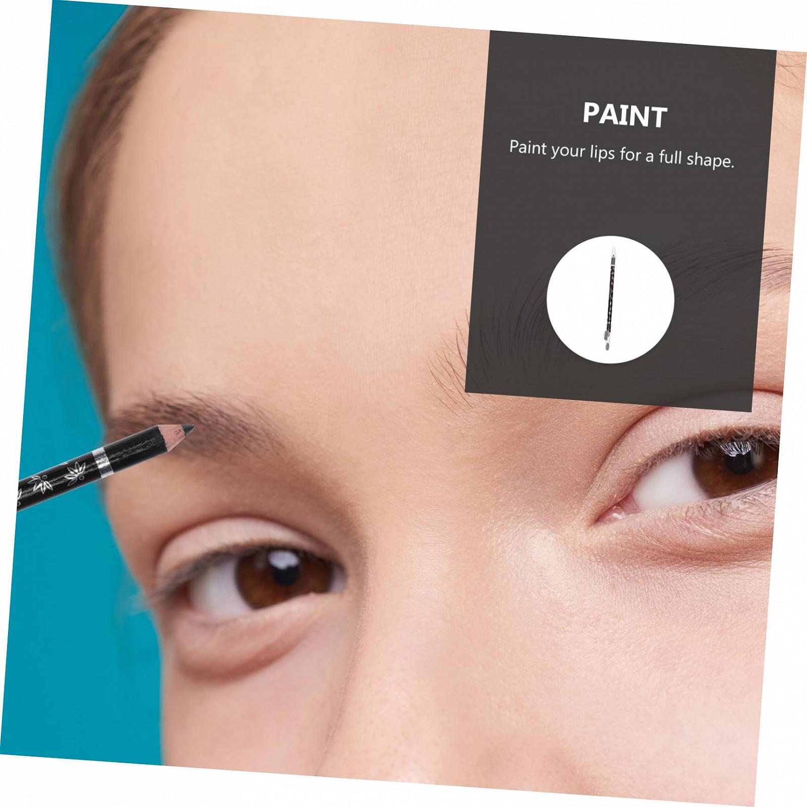 Карандаш для бровей Angoily Двусторонний 12 шт Черный, фото №4