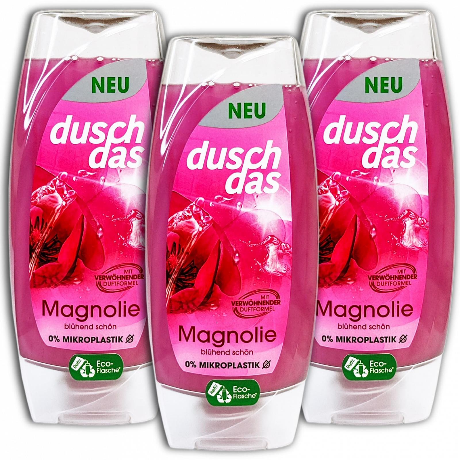 Гель для душу Duschdas Magnolia 3 x 225 мл упаковка з 3 штук, фото №1