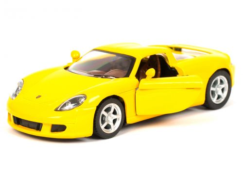 Машинка KINSMART Porsche Carrera GT желтая [tsi115465-TSI], фото №1