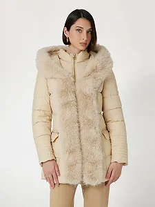 Купить Женская куртка Guess by Marciano Zoe Puffer Бежевый - 42 - Фото 1 Женская куртка Guess by Marciano Zoe Puffer Бежевый - 42 - Фото 1