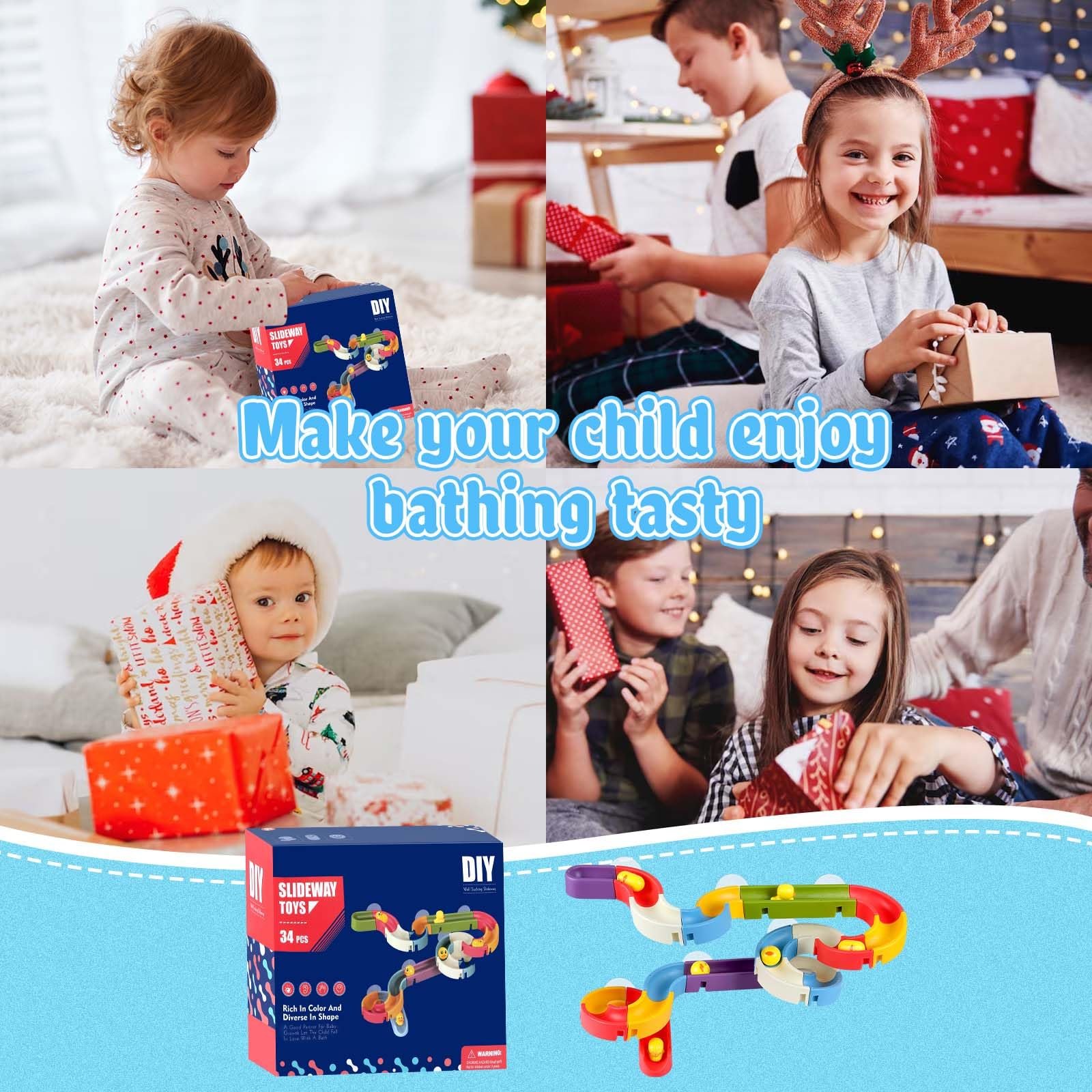 Іграшка для ванни Мармуровий трек своїми руками для дітей, фото №7