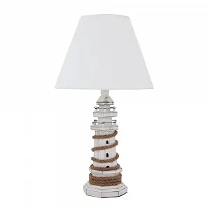Настільна лампа Lighthouse Maritime E27 Білий Коричневий - Фото 1