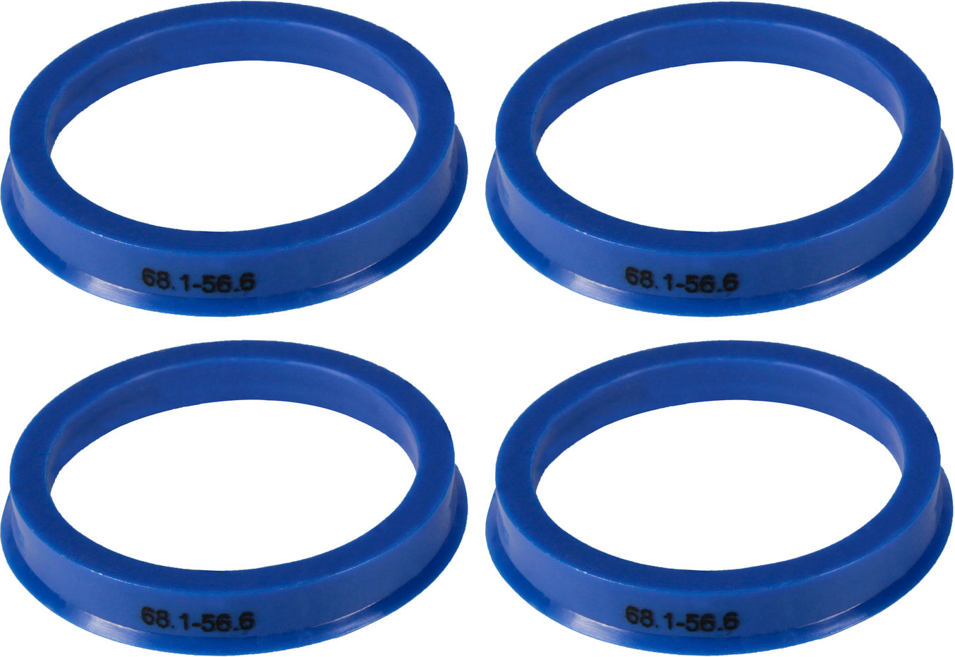Кільця центрувальні для колісних дисків 68.1-56.6 Walline термопластик WL, фото №1