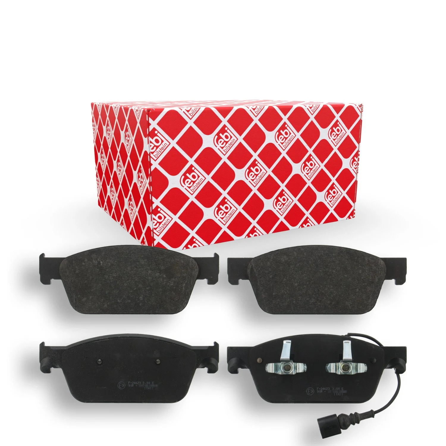 Комплект гальмівних колодок, дискове гальмо FEBI BILSTEIN 16824 для VW передня вісь, фото №1 Комплект гальмівних колодок, дискове гальмо FEBI BILSTEIN 16824 для VW передня вісь, фото №1