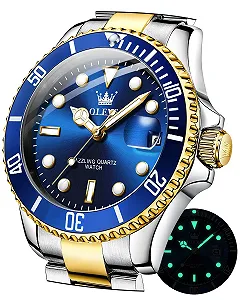 Годинник OLEVS Класичний Дата Business-Kleid Великий циферблат - Фото 1