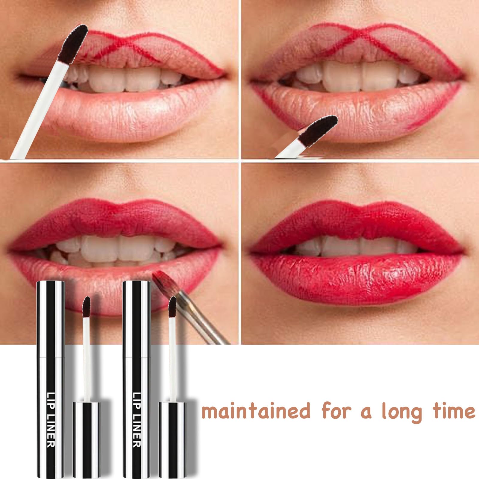 Контурный карандаш YANINEE 2x Long-Lasting Peel Off Waterproof Lip Stain Not Loose, фото №4