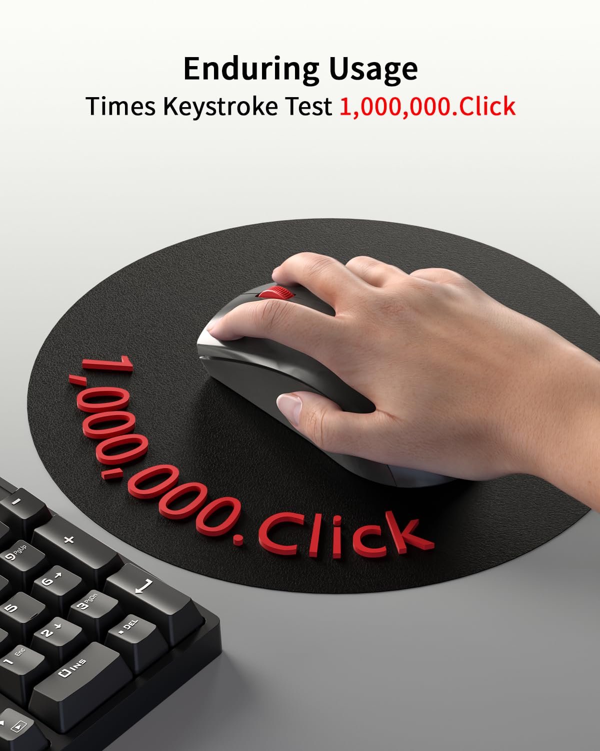 Миша Bluetooth Lenovo WL150 Бездротова 1000 DPI Ергономічна Чорний, фото №4