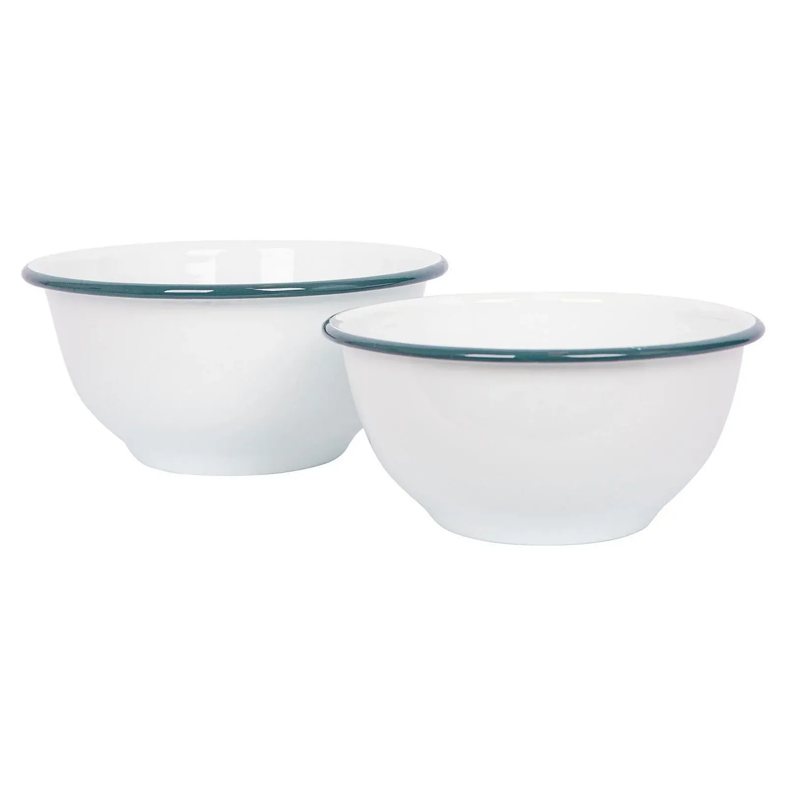 Набор мисок для смешивания Argon Tableware 2 шт. эмалированные Зеленый/Белый, фото №1 Набор мисок для смешивания Argon Tableware 2 шт. эмалированные Зеленый/Белый, фото №1