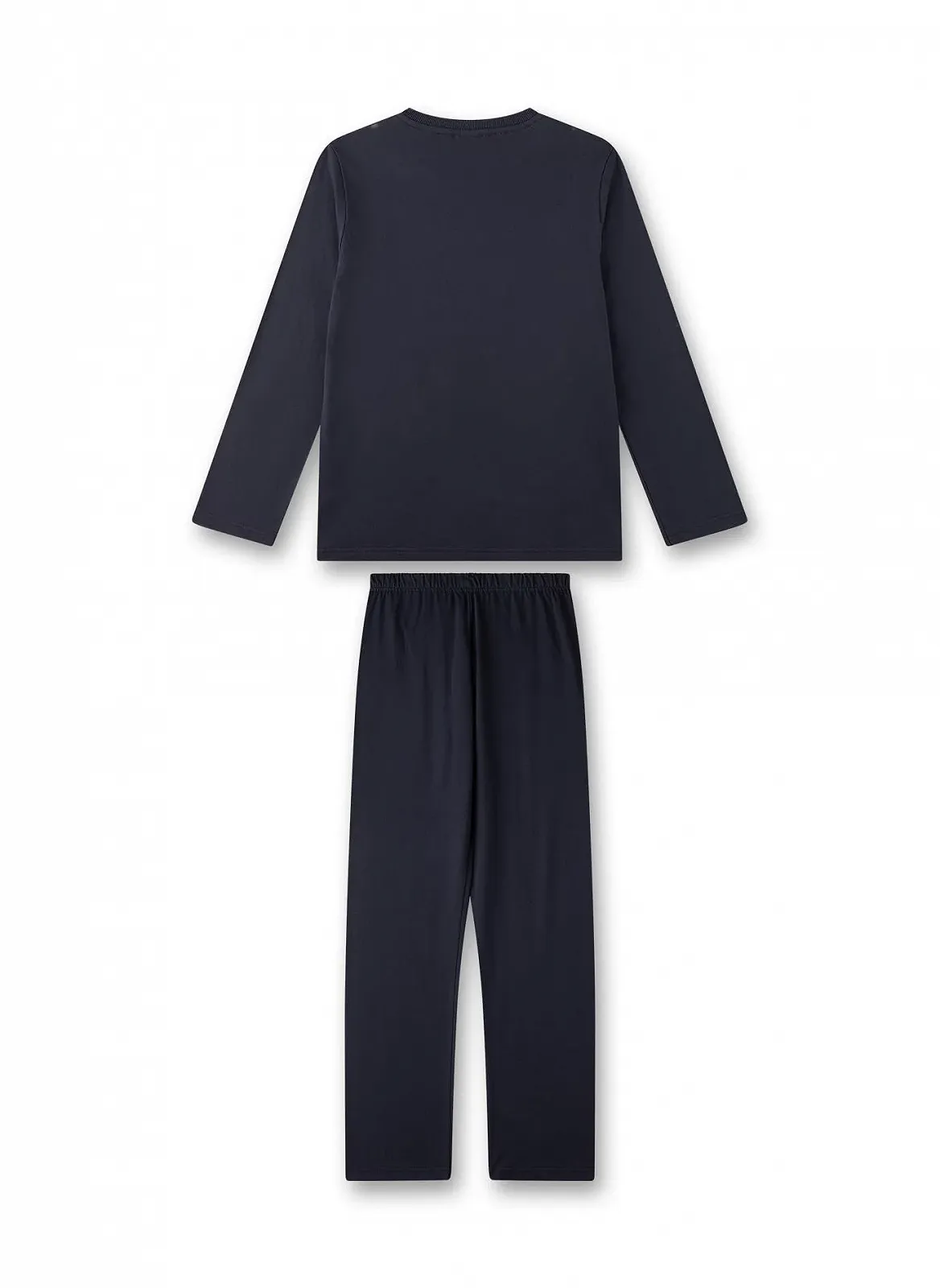 Піжама Sanetta для хлопчиків, довга, темно-синя, фото №2