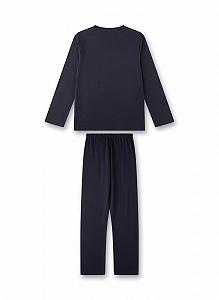 Пижама Sanetta для мальчиков, длинная, темно-синяя synthetic.ua - Фото 1