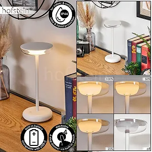 Настільна лампа HOFSTEIN Baigorrita LED 2 W 160 lm 3000 K USB-C IP44 Біла synthetic.ua - Фото 1