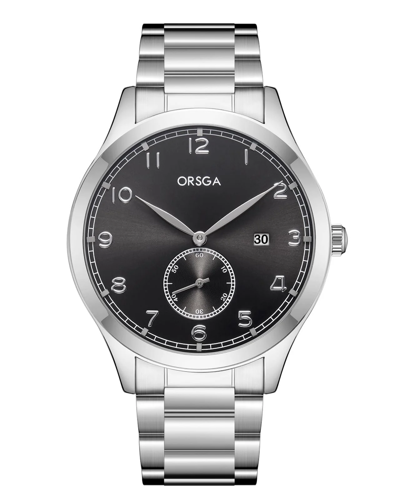 Мужские часы CIVO Аналоговые Кварцевые Модные Большой циферблат с календарем даты, сталь, фото №1