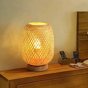 Настільна лампа Bamboo Weave Small Exquisite Japanese Style Style 1 - Фото 1