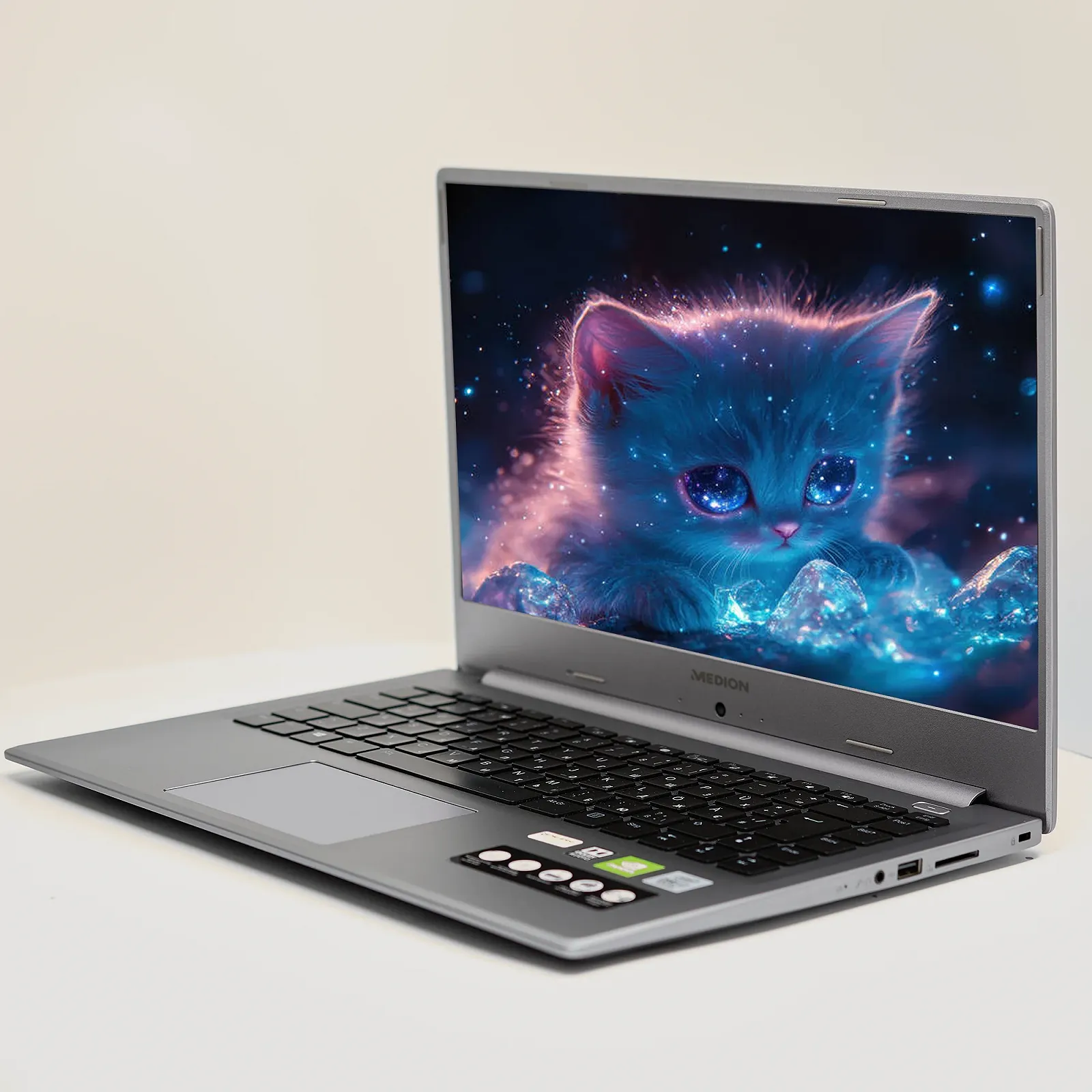 Ноутбук 15.6'' Medion (Lenovo Group) Akoya P6645 | IPS (1920x1080) FullHD | Intel Core i7-10510U | RAM 8 ГБ | SSD 256 ГБ |  Nvidia GeForce | Intel UHD Graphics |  Металевий корпус | Підсвітка клавіатури | Win11 (5028), фото №3