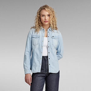 Жіноча сорочка G-Star RAW 3301 Denim Shirt - S - Фото 1