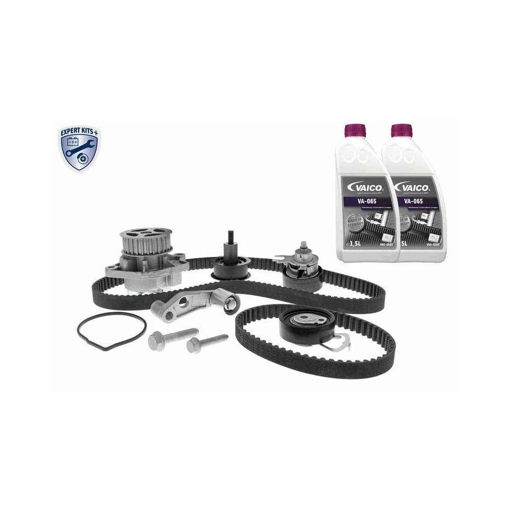Водяной насос + комплект ремня ГРМ VAICO EXPERT KITS + V10-50109 для AUDI SEAT SKODA, фото №1