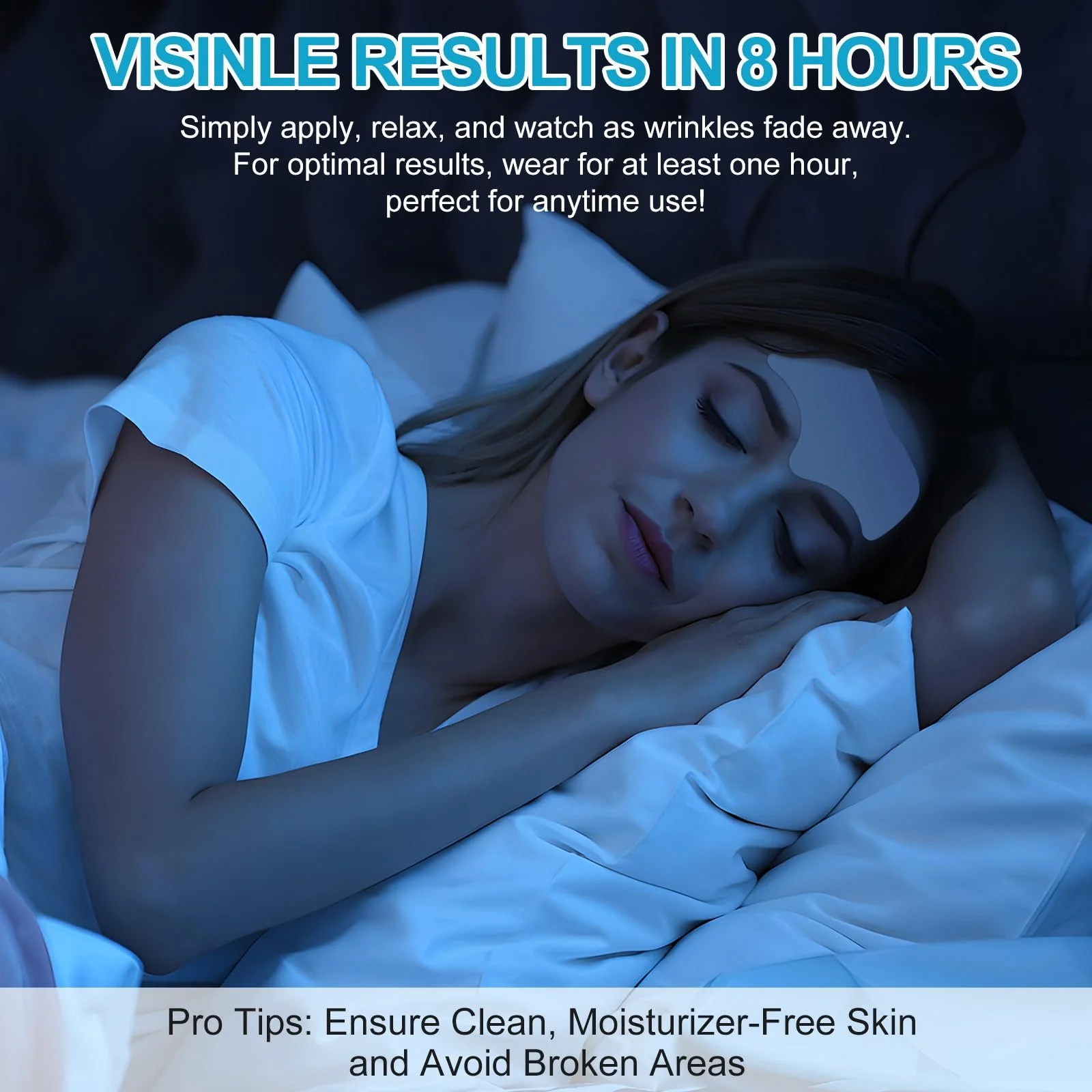 Патчі для лоба Anti-Falten-Stirnpflaster, 12 шт. - живильна суміш колагену та вітаміну Е, фото №7