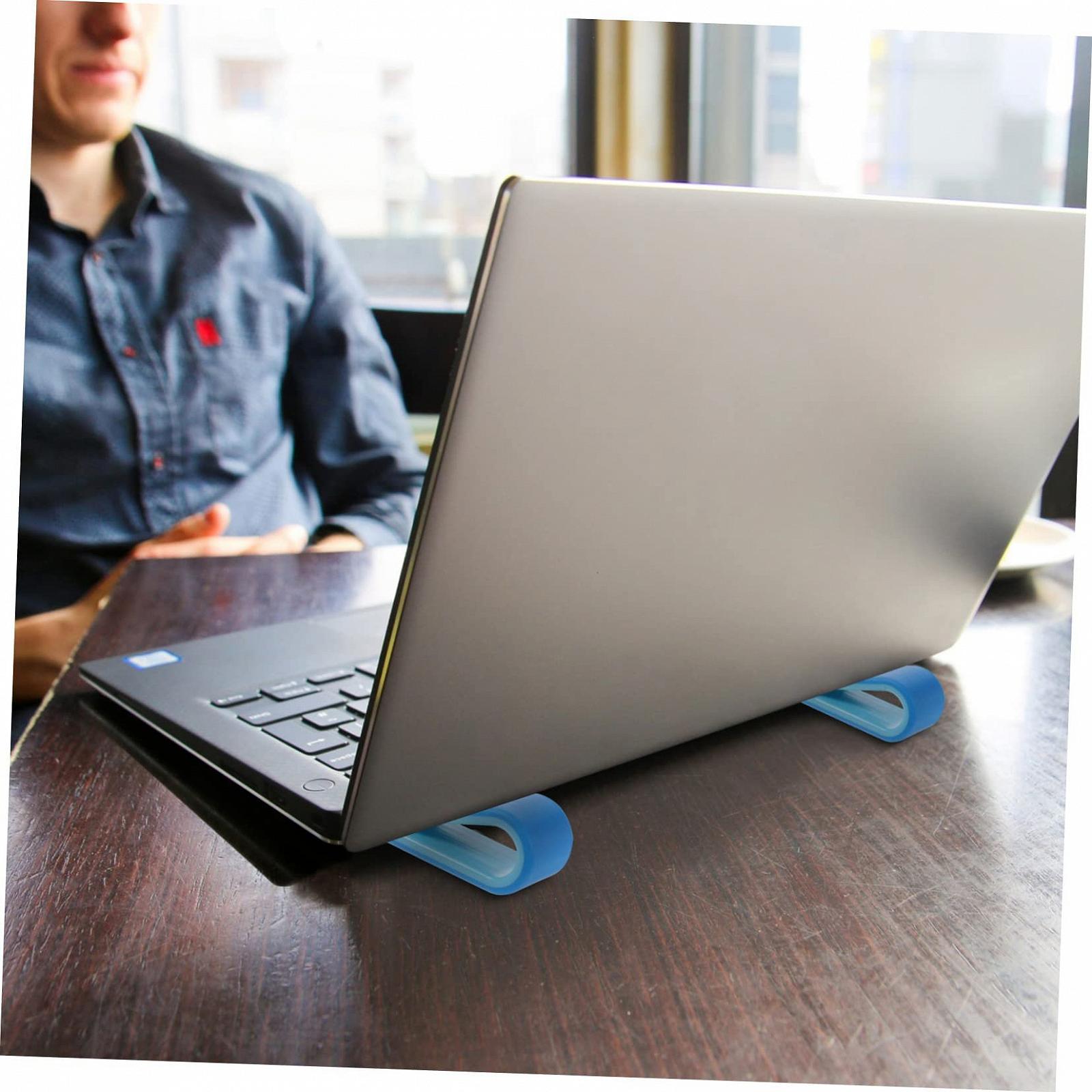 Підставка для ноутбука Регульована по висоті Охолоджуюча для настільного комп'ютера (4 шт.), фото №3