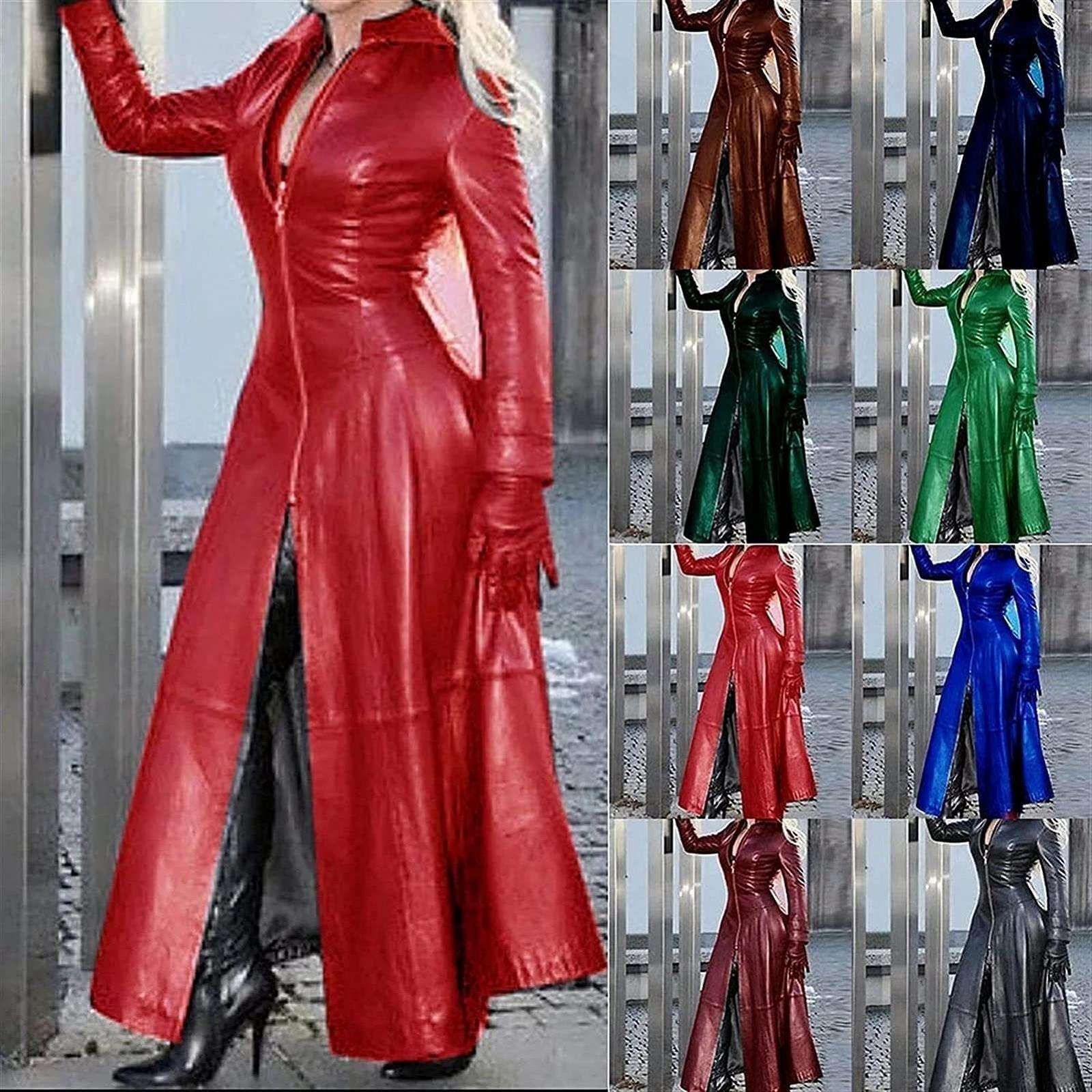 Тренч Hebezn Шкіряний ПВХ Жіночий, фото №3