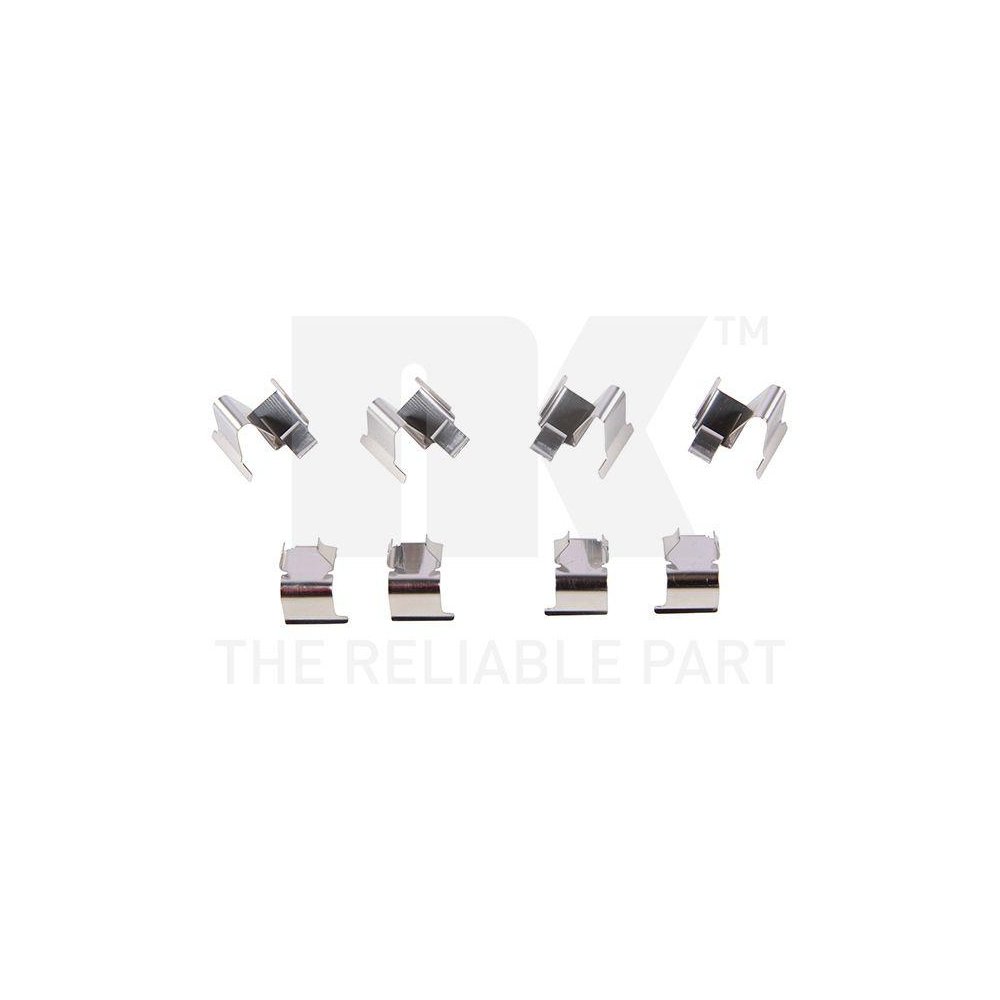 Комплект аксессуаров, тормозные колодки NK 7945262 для TOYOTA, задний мост, фото №1