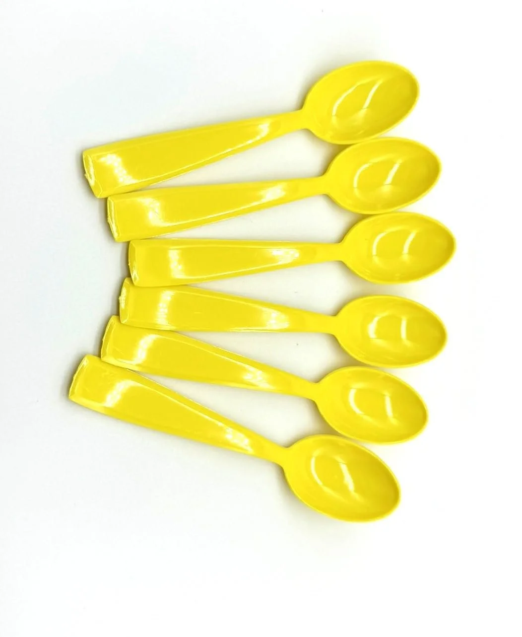 Ложки Еспресо Дитячі Kimmel Mocha 21-000-2902-1 Маленький набір 6 шт Пластик Жовтий, фото №3