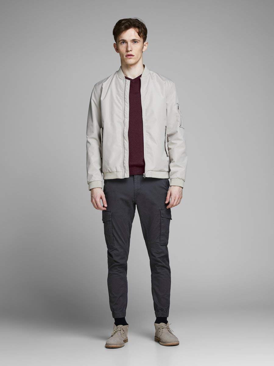 Джемпер з V-подібним вирізом JACK & JONES Чоловічий Трикотажний, фото №6