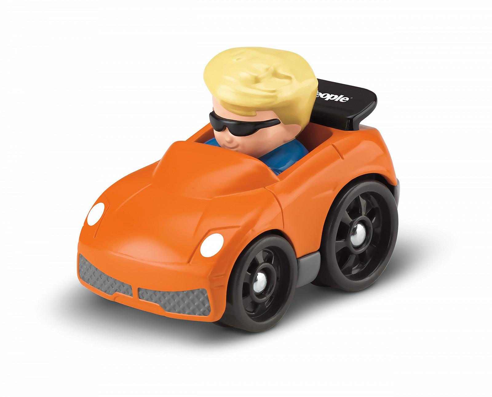 Игрушечный автомобиль Fisher Price Little People Wheelies - Eddie, фото №3
