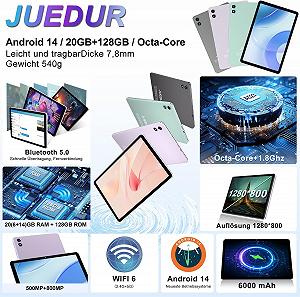 Планшет 10.1"JUEDUR R700 (6+14)/128ГБ 5G 8 ядер Android 14 6000 mAh Розовый цена на synthetic.ua - Фото 1 Планшет 10.1"JUEDUR R700 (6+14)/128ГБ 5G 8 ядер Android 14 6000 mAh Розовый synthetic.ua - Фото 1