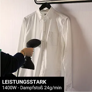 Портативный отпариватель SteamOne EUTAC140B 1400 Вт 24 г/мин 260 мл synthetic.ua - Фото 1