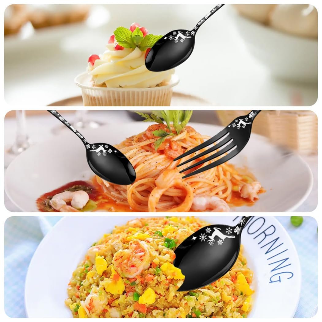 Набор столовых приборов XIAOYU на 40 предметов для 8 персон, из нержавеющей стали, фото №4 Набор столовых приборов XIAOYU на 40 предметов для 8 персон, из нержавеющей стали, фото №4