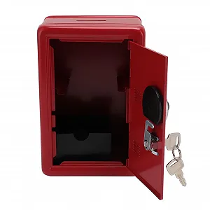 Міні-сейф Tnfeeon скарбничка-словник металева з ключем synthetic.ua - Фото 1