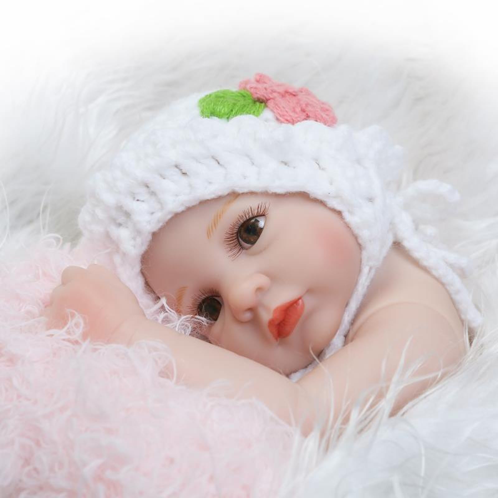 Кукла Wisfancy Reborn Baby 10 Inch 26 см Soft Vinyl Mini Reborn, фото №4