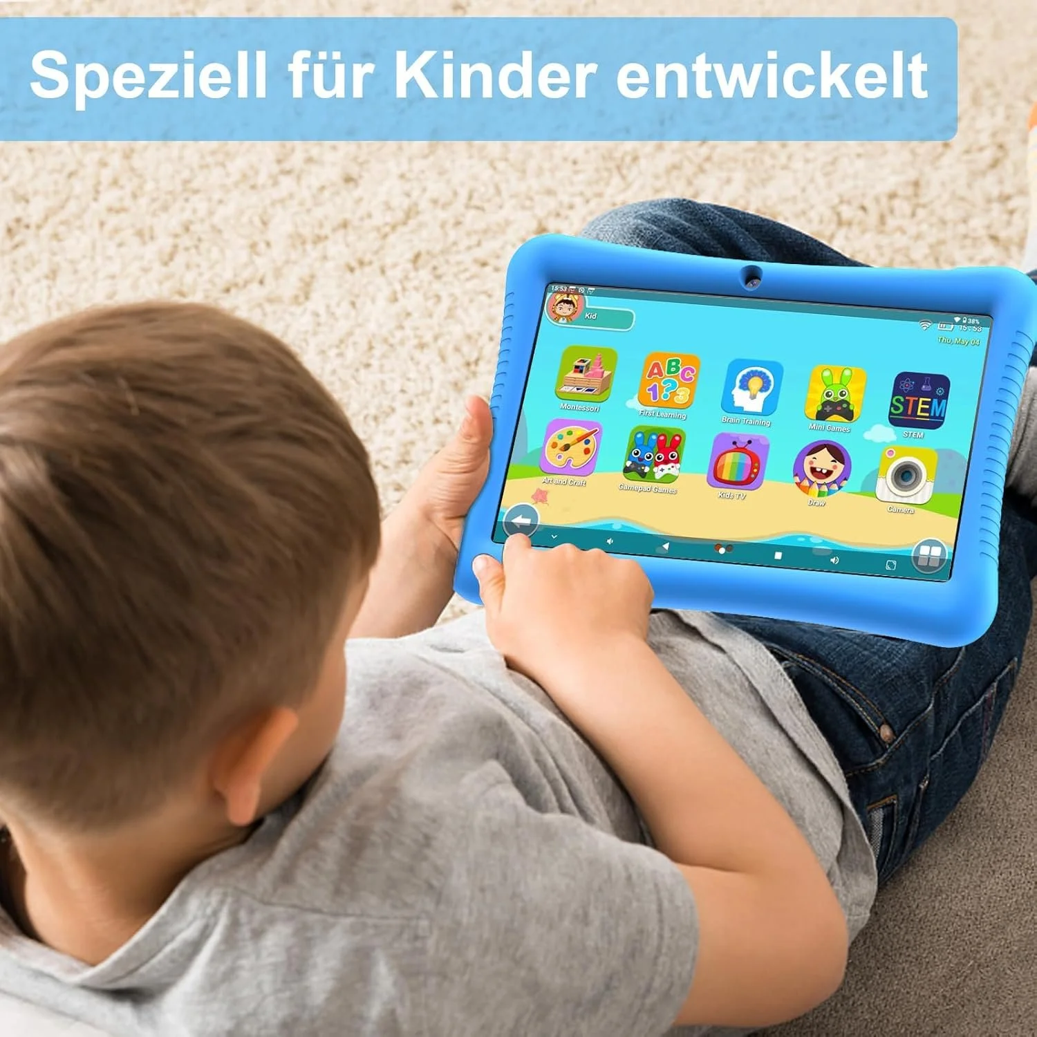 Планшет 10.1" Semeakoko SS10A 3/32Gb 4 ядра Android 14 6000mAh Синій, фото №5