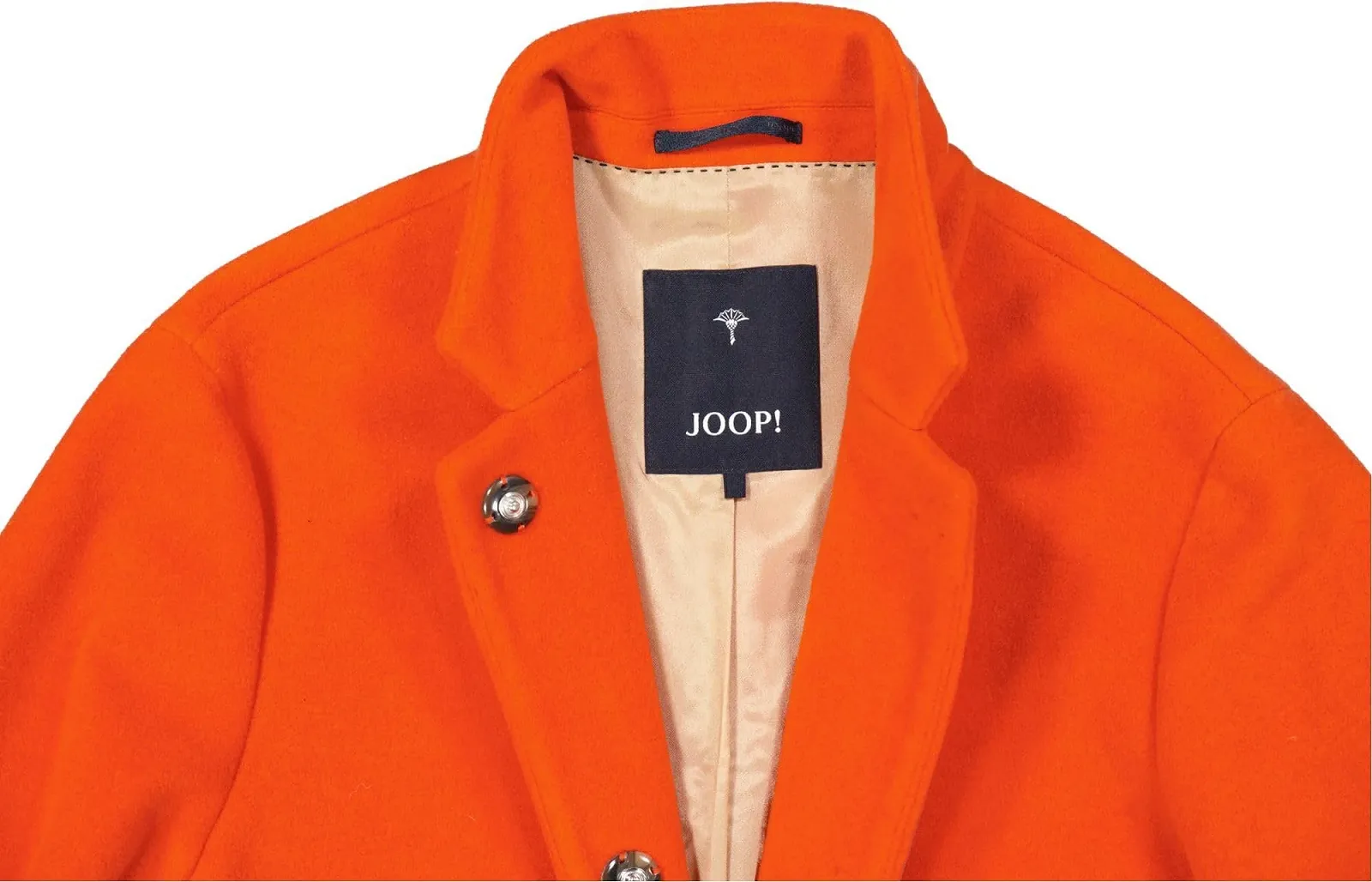 Пальто шерстяное Joop! Cera Женское с воротником стойкой Оранжевый, фото №7