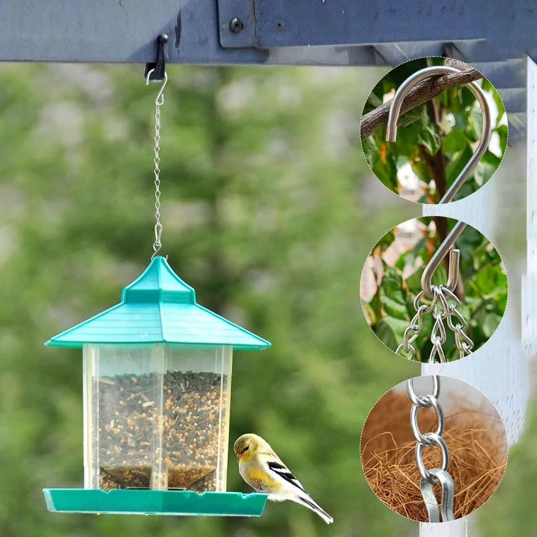 Ланцюги для підвісних кошиків Металеві 2 шт., фото №3