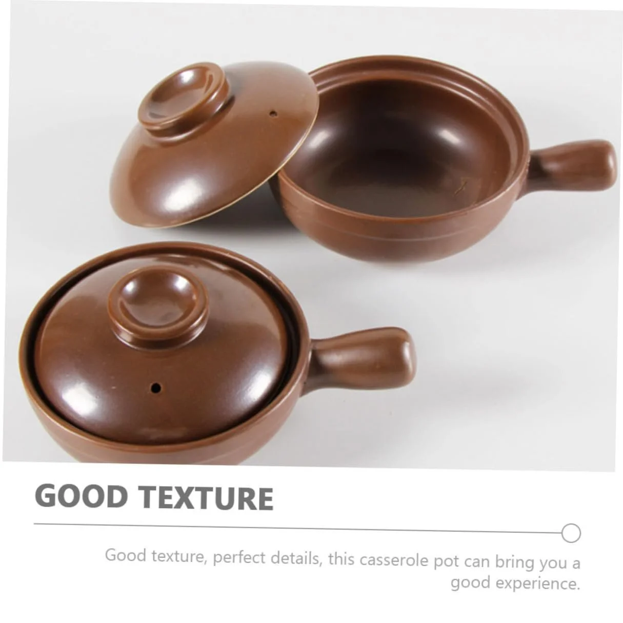 Ковш-кокот керамічний Термостійкий з бічною ручкою, фото №4