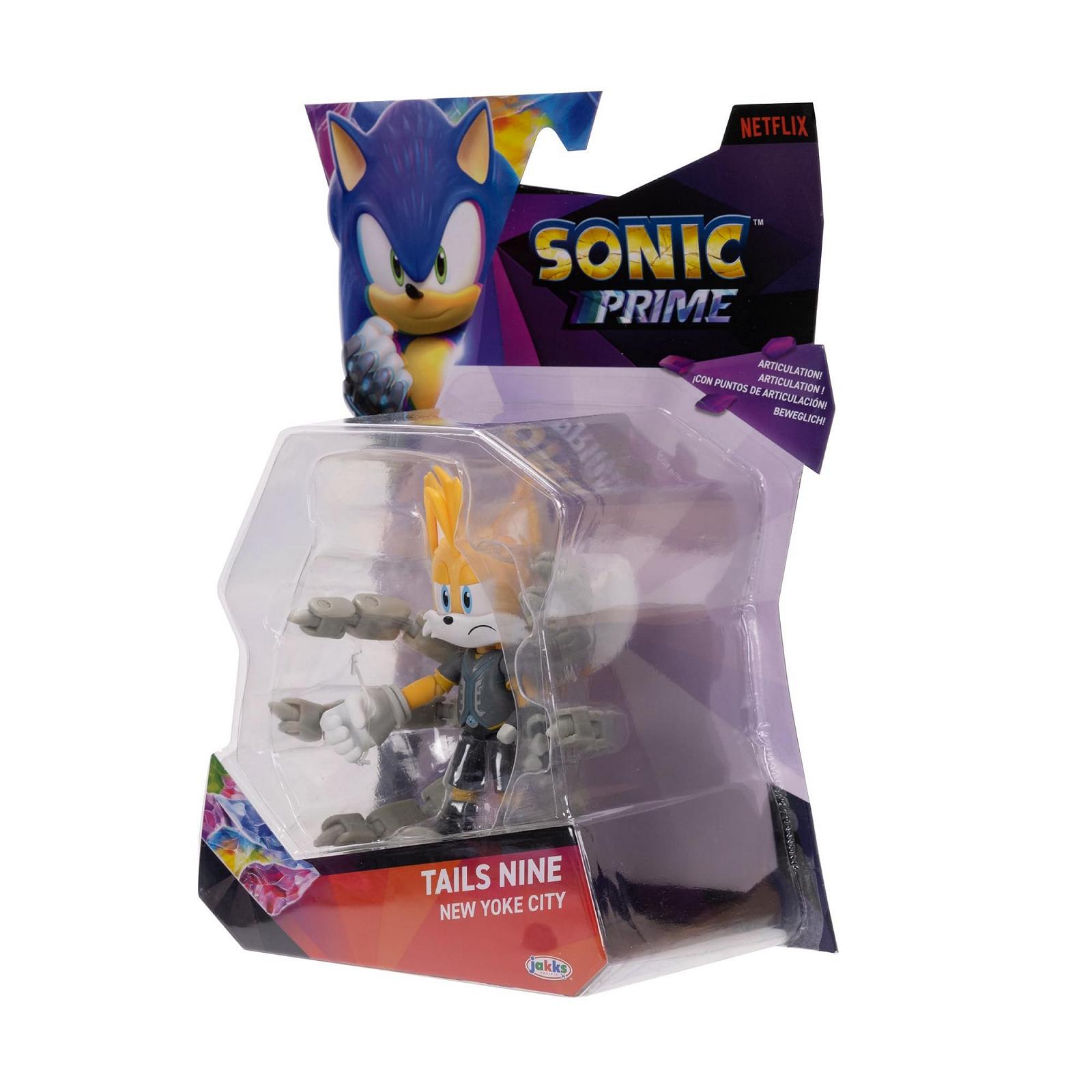 Фігурка Sonic Prime Тейлз Дев'ять 5", фото №9