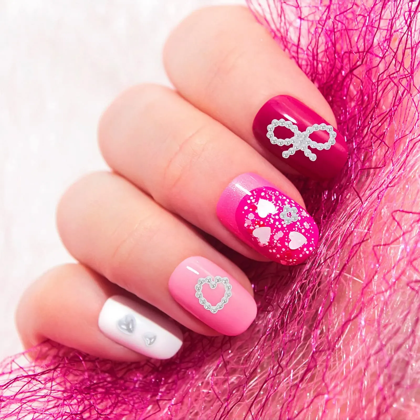 Украшения для ногтей Healvian, 2 набора, драгоценные камни, ювелирные изделия для нанесения бриллиантов, аксессуары для нейл-арта, болты для ногтей, аппликация со стразами, DIY украшения со стразами, жемчужная заплатка, фото №8