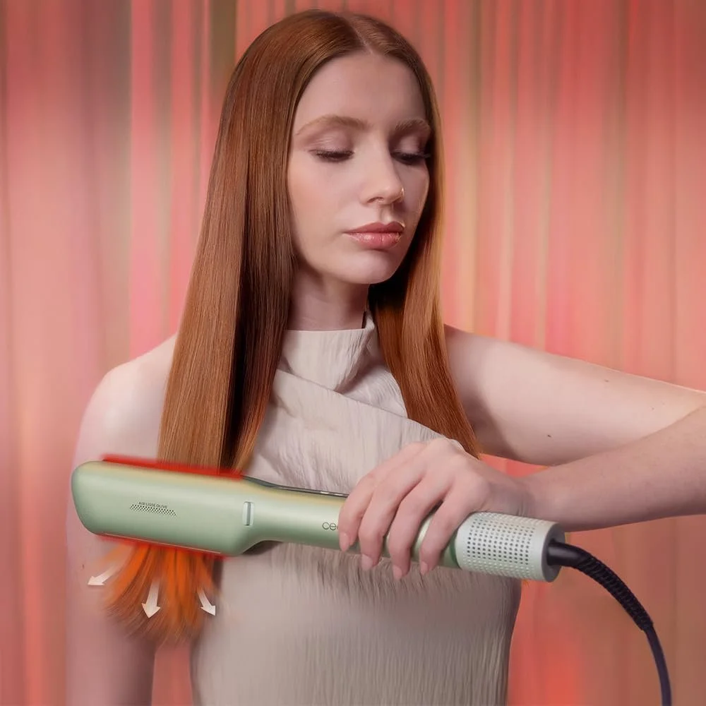 Воздушный выпрямитель Cecotec Air Lisse Cotton Candy 600W ионная технология кератин и аргановое масло BLDC-мотор, фото №5