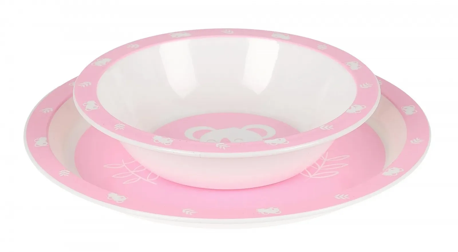 Набор посуды Safta Preescolar Koala: тарелки и столовые приборы, Розовый, фото №8