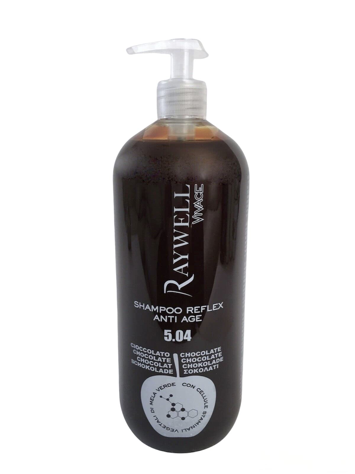 Шампунь Raywell Vivace Colour с цветными пигментами Шоколадно-Коричневый 5.04-1 литр с дозатором, фото №1