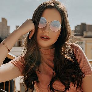 Сонцезахисні окуляри Без оправи PACKOVE Набір 4 шт. Різнокольорові synthetic.ua - Фото 1