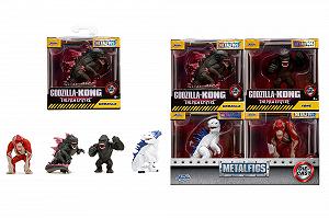 Фигурка Jada Toys Godzilla x Kong (1 металлическая коллекционная фигурка, случайный выбор) - 1 из 4 фигурок Monster Verse (Godzilla, King Kong, Shimo, Skar), каждая 6,5 см - Фото 1