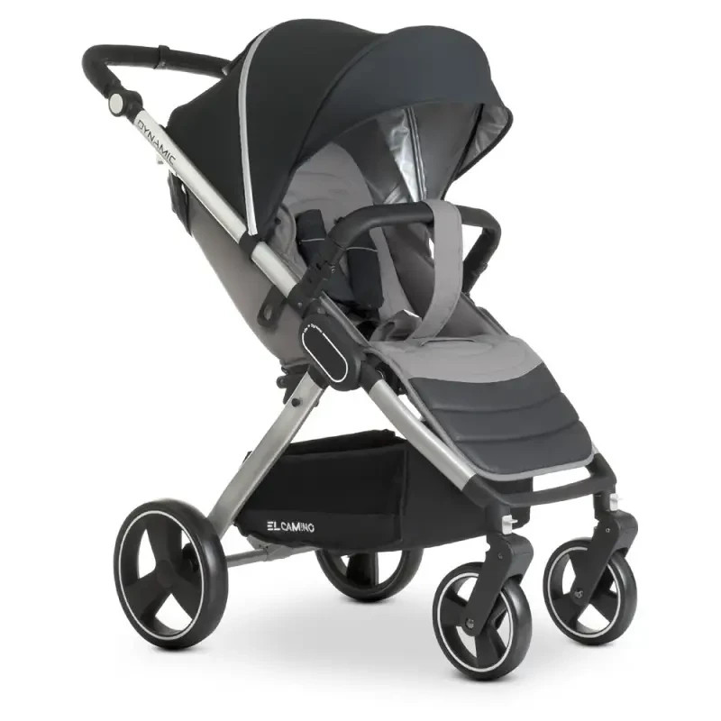 Коляска прогулочная El Camino Dynamic V2 ME-1053-Onyx темно-серая, фото №1 Коляска прогулочная El Camino Dynamic V2 ME-1053-Onyx темно-серая, фото №1