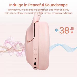 Наушники TOZO HT2 с активным шумоподавлением Bluetooth Черный synthetic.ua - Фото 1