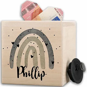 Скарбничка Дерев'яна Веселка - Фото 1