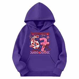 Худи Six Seven 67 Meme Y2K с длинными рукавами, капюшоном и принтом 67, удобный свитшот для девушек и парней, повседневная модная куртка synthetic.ua - Фото 1